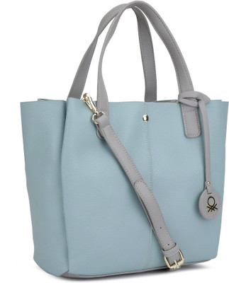 

United Colors of Benetton Shoulder Bag(Blue, Grey)