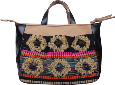 

Anekaant Sling Bag(Beige, Black)