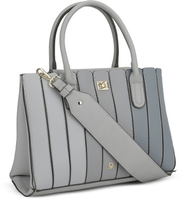 

United Colors of Benetton Hand-held Bag(Grey)