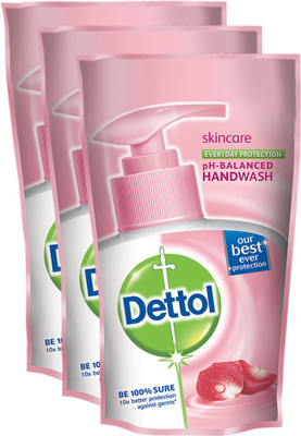

Dettol Skincare Liquid HandWash Refill(525 ml, Pouch, Pack of 3)