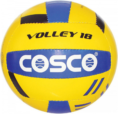 

Cosco VOLLEY 18 Volleyball - Size: 4(Pack of 1, Multicolor), Yellow & blue