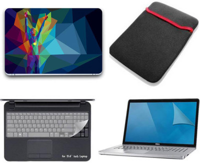 Gallery 83 ® line art winner wallpaper 4 in 1 combo pack with laptop skin sticker decal, laptop sleeve pouch, key guard, Screen protector all are laptop 15.6 inch Combo Set 3340 vinyl Laptop Decal 15.6 Combo Set(Multicolor)