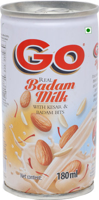 

Go Real Badam Milk(Kesar, 180 ml)