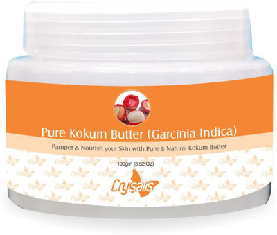 Crysalis Kokum Body Butter Pure and Natural Skin Care Moisturiser Butter(100 g)