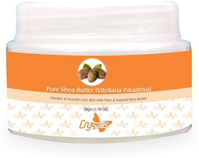 

Crysalis Shea Body Butter Pure and Natural Skin Care Moisturizer Butter(50 g)