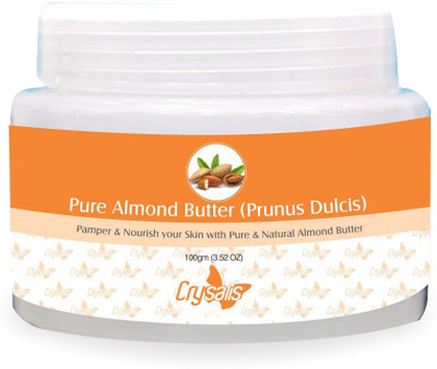 

Crysalis Almond Butter (Prunus Dulcis) Pure And Natural For Skin Care(100 g)