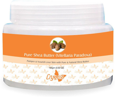 

Crysalis Shea Body Butter Pure and Natural Skin Care Moisturizer Butter(100 g)