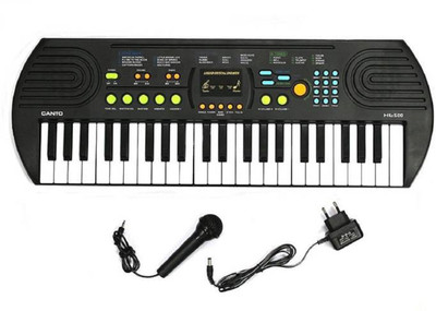 

Vortex Toys Canto 44 Keys Piano With Recording, Microphone And Adaptor(Multicolor)