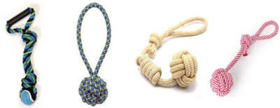 

Foodie Puppies Durable Dog Chew Ropes For Small To Medium Dogs (Color May Vary) Cotton Chew Toy For Dog