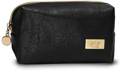 

Elite Models (France) Women's Cosmetic Makeup Organizer Pouch(Black)