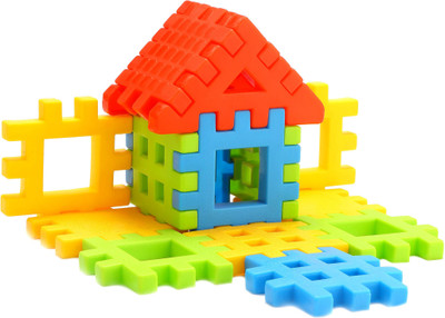

Adichai Happy Home House Building Block Toys For Kids(16 Pieces)