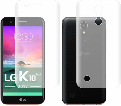CASE CREATION Front and Back Screen Guard for LG K8 - 2017(Pack of 2)