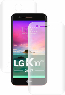 CASE CREATION Front and Back Screen Guard for LG K8 - 2017(Pack of 2)