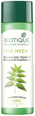 BIOTIQUE Bio Neem Margosa Anti Dandruff Shampoo and Conditioner(190 ml)