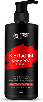 

Beardo Keratin Shampoo for Hair Growth & Damage Control(300 ml)