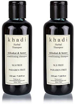 

PARVATI KHADI SHIKAKAI & HONEY SHAMPOO SLS(420 ml)