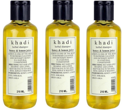 

PARVATI KHADI HONEY & LEMON JUICE SHAMPOO(630 ml)