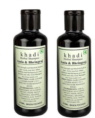 

PARVATI KHADI AMLA & BHIRINGRAJ SHAMPOO(420 ml)