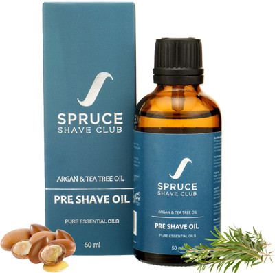 

Spruce Shave Club 100% Natural Argan & Tea Tree Pre Shave Oil Shave Oil(50 ml)