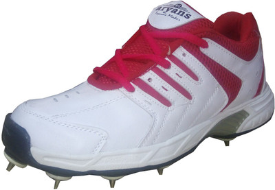 

ARYANS FULL SUPPER SPIKE Cricket Shoes For Men(Red, White