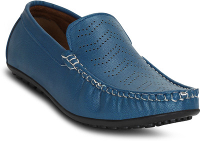 

Kielz Blue-Slip-On-Men's-Loafers Loafers For Men(Blue
