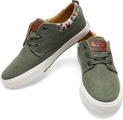 

Pure Play Canvas Shoes For Men(Green, Olive