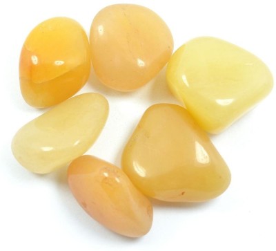 Stargems Golden Quartz 100 gms Crystal Tumble Stone Decorative Showpiece  -  2 cm(Stone, Yellow)