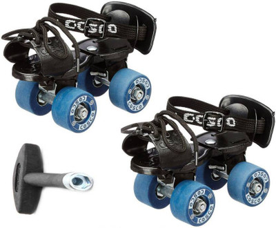 

Cosco Tenacity Super Jr. (16.5 - 19.5 cm) Age Group (3 - 6 Years) Quad Roller Skates - Size 8 - 11 UK(Maroon), Blue;multicolor;maroon