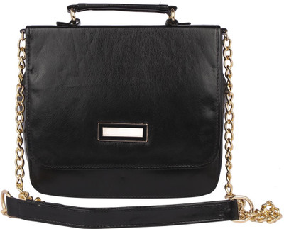 

Aliado Women Casual Black Leatherette Sling Bag