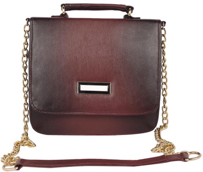 

Aliado Women Casual Pink Leatherette Sling Bag