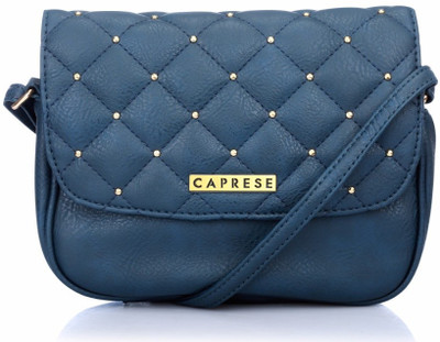 

Caprese Women Casual Blue Leatherette Sling Bag