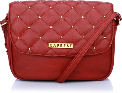 

Caprese Women Casual Red PU Sling Bag