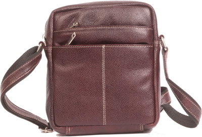 

Wildmount Men & Women Casual Brown Genuine Leather Sling Bag
