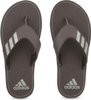 

ADIDAS COSET Flip Flops, Earth/plum