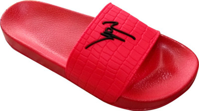 

CROSPIKE Flip Flop Slippers for Men | Slipper for Men | Stylish Comfortable Sandals | Slide Sandals for Men | House Slipper for Men â Signature red Slides