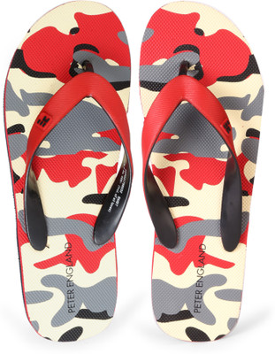 

Peter England Flip Flops, Red