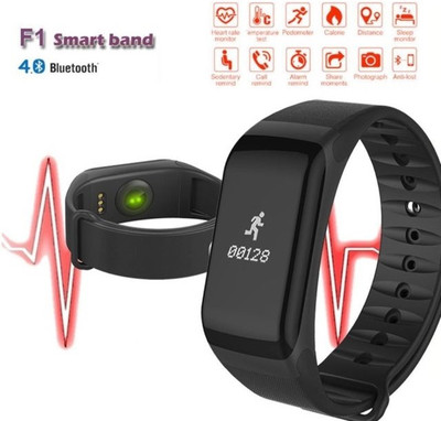 

HOC EVQ_117E_F1 Band_oppo fitness band|| Heart rate band||Health Watch|| Calories Tracker Band|| Step Count Band||fitness tracker|| bluetooth smart band ||Wrist Watch band|| smart band || Whatsapp Notification|| Facebook Notification||With Alarm System||B