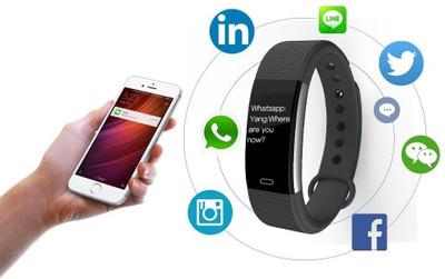 

HOC IPZ_207I_F1 Band_oppo fitness band|| Heart rate band||Health Watch|| Calories Tracker Band|| Step Count Band||fitness tracker|| bluetooth smart band ||Wrist Watch band|| smart band || Whatsapp Notification|| Facebook Notification||With Alarm System||B
