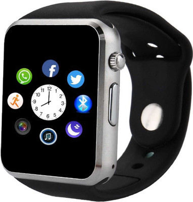 

Comp Gravit Watch Phone with Calling System Supports iOS & Android Device Balck Smartwatch Multicolor Smartwatch(Red Strap Free Size)