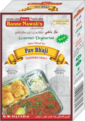 

Ustad Banne Nawab's PAV BHAJI - VEGETABLE GRAVY - 1 PACK(24 g)