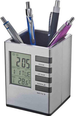 Presha Digital Grey Clock