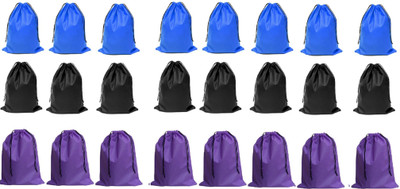 

DE'MODA Shoe Pouch(Purple, Black, Blue), Black;blue;purple