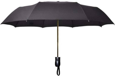 

natural Travel Care Auto Open Unisex Umbrella(Black)