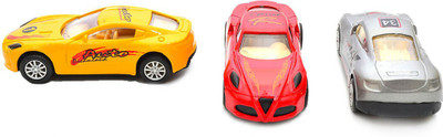 

ToyCart Diecast Cars(Red, Yellow, Silver), Red;silver;yellow
