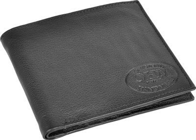 

OHM New York Men Black Genuine Leather Wallet(8 Card Slots)