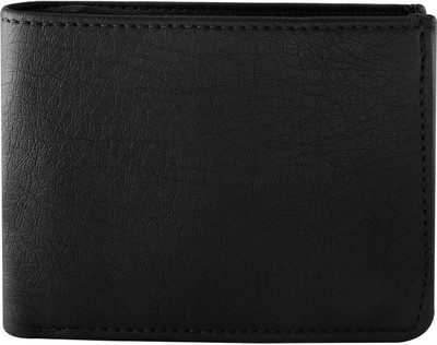 

Avyagra Men Black Artificial Leather Wallet(3 Card Slots)