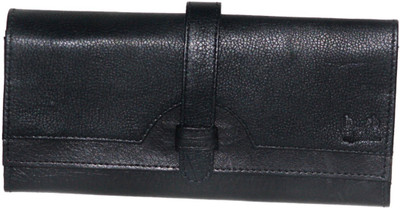 

BYB Buyyourbest.com Women Black Genuine Leather Wrist Wallet(10 Card Slots)