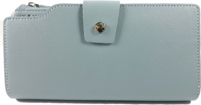 

SB Women Blue Artificial Leather Wallet(8 Card Slots)
