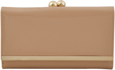 

Mark & Keith Women Orange Artificial Leather Wallet(18 Card Slots), Peach