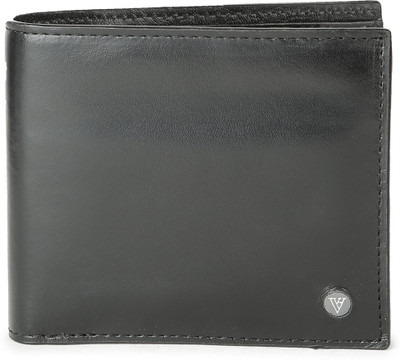 

Van Heusen Men Black Genuine Leather Wallet(8 Card Slots)